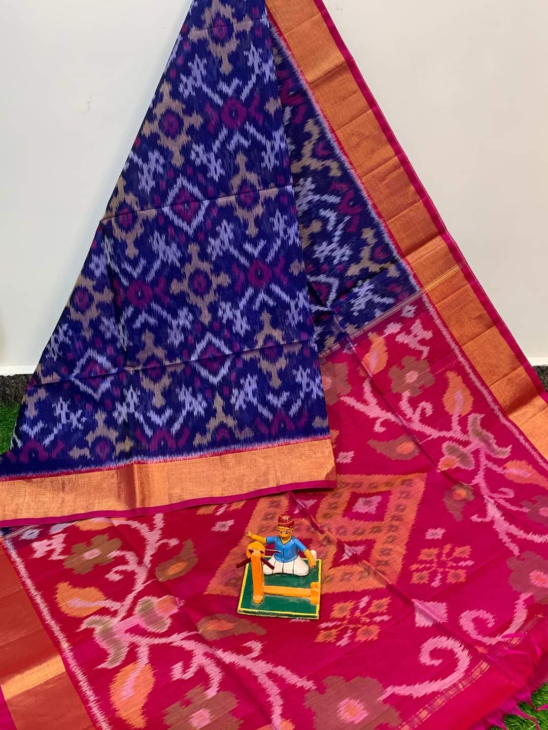 Pochampalli designer printed and dolla silk fabric sarees
