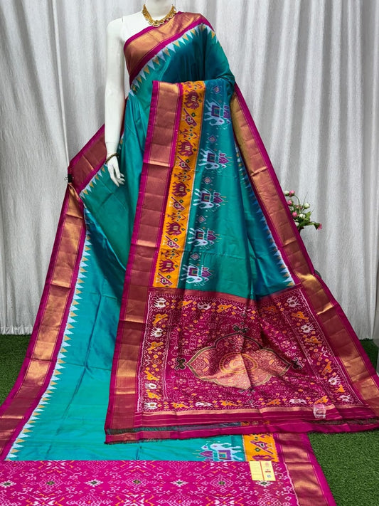 Pochampally Designer And Dolla Silk Fabric Sarees